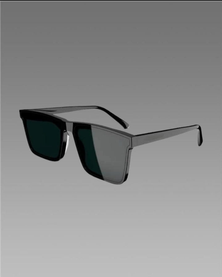 Polarized Retro Square Sunglasses